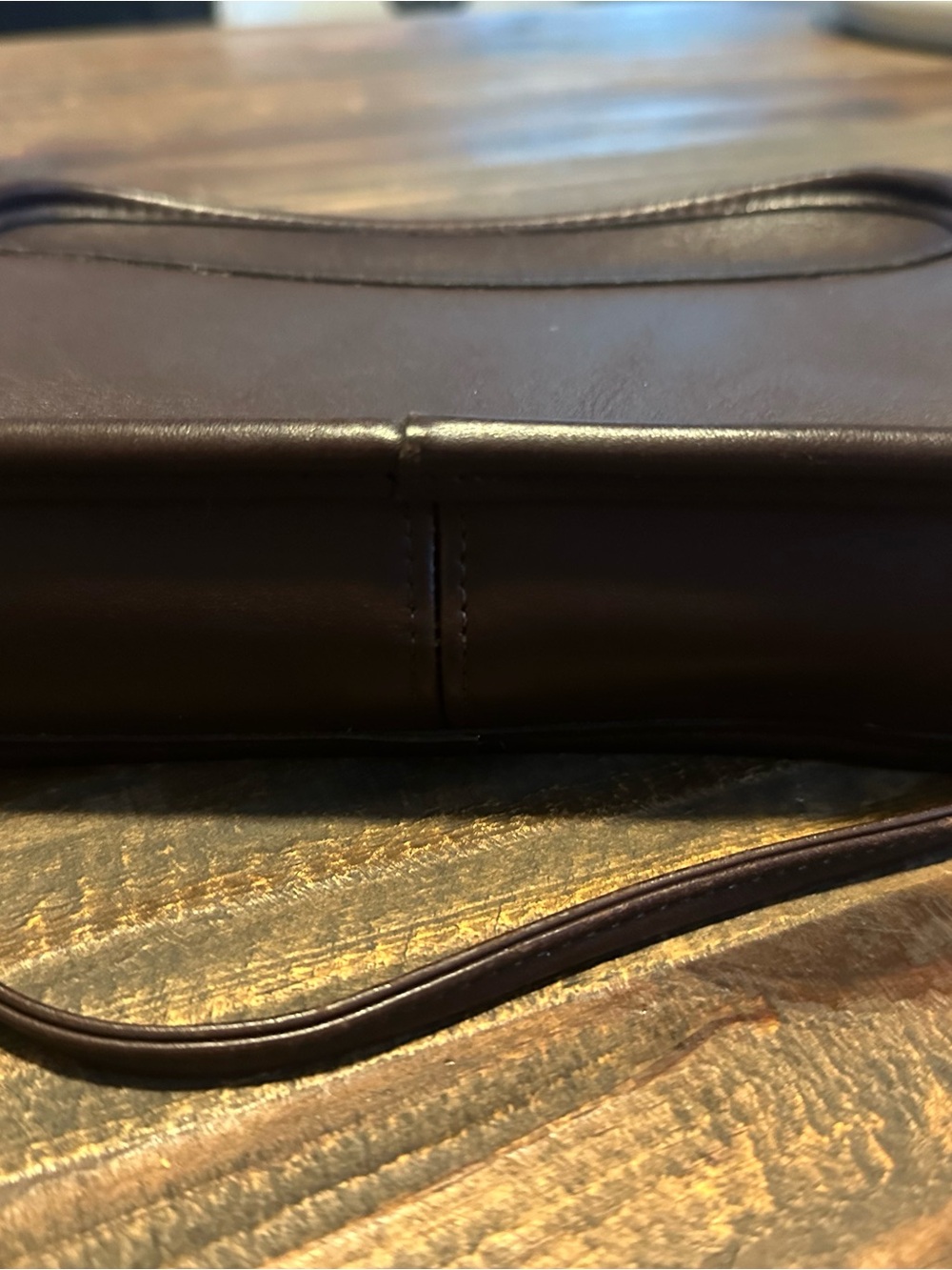 Vintage Coach Carnival 9925 Mahogany Leather Crossbody Bag 1996 - Picture 6 of 10